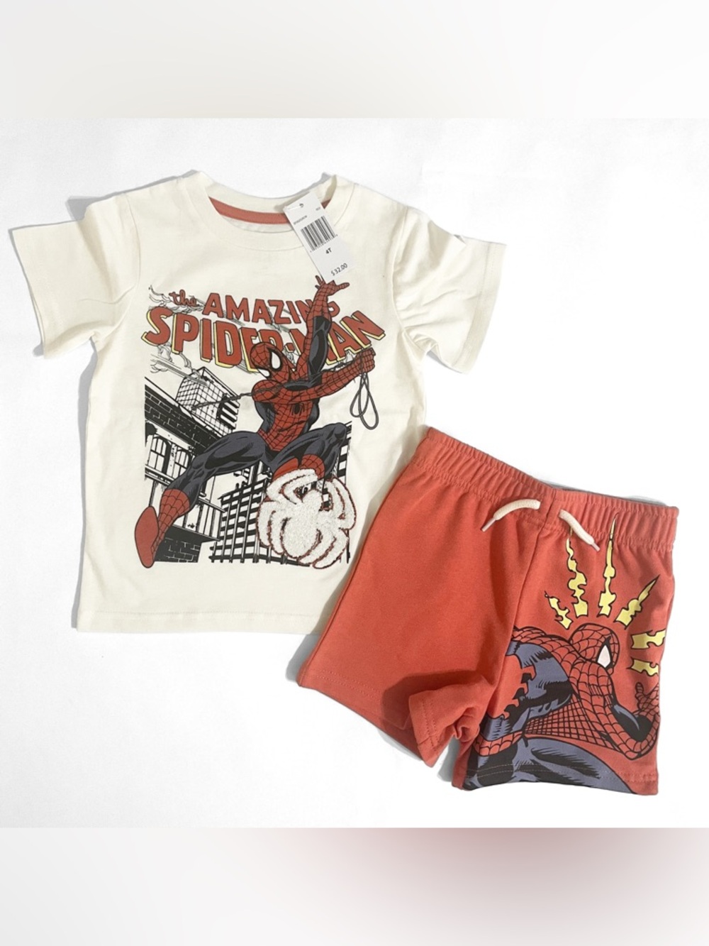 Spider-Man Toddler Boys 2 pc. Short Set 4T
